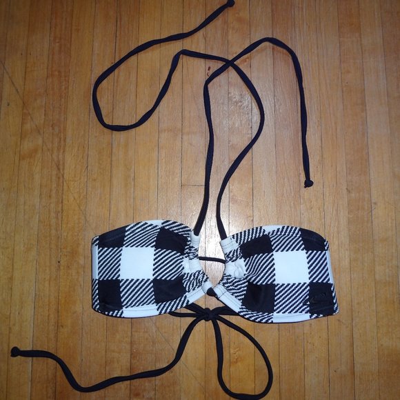 🆕 O'neill buffalo plaid checkers string Bikini XS/Small swimsuit beachwear - Picture 3 of 12